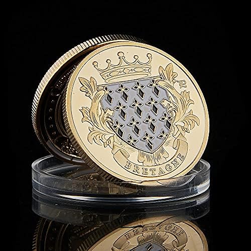 צרפת Bretagne Crown Au משלמת OU DREGOR מצופה זהב מטבע יורו אספני