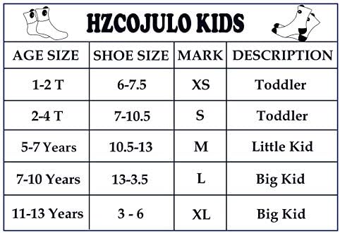 Hzcojulo ילדים פעוט יוניסקס גרבי צוות קרסול רך כותנה לבנים בגודל בגודל בגודל 1-15 שנים -10 זוגות