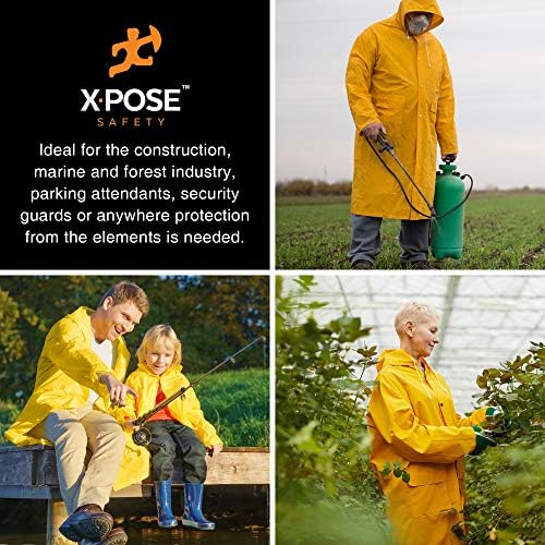 מעיל גשם צהוב כבד של Xpose.
