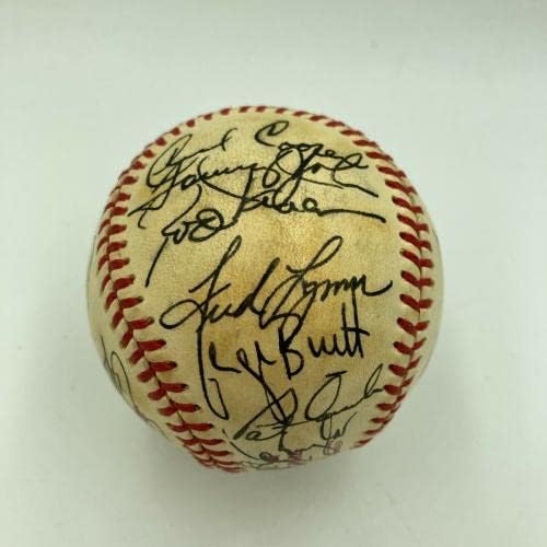 1979 קבוצת משחקי הכוכבים של כל הכוכבים חתמה על הבייסבול קרל יסטרזמסקי ג'ורג 'ברט ג'סא COA - כדורי בייסבול