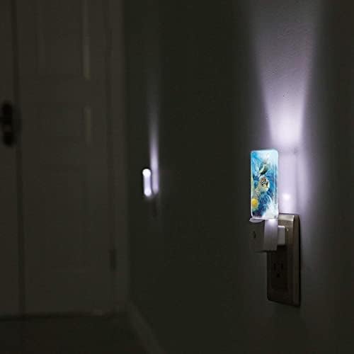 צב ים לילה אור לילדים בני תקע לתוך קיר הוביל מנורת לילה עם חשכה לשחר חיישן קומפקטי מנורת חדר שינה חדר
