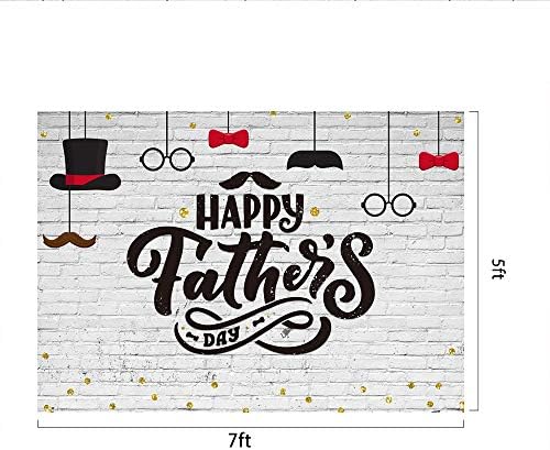 לופריס שמח יום אב רקע יום אב לבן לבנים קיר עניבת פרפר זקן אריזת מתנה משקפיים תיבת עבור תמונה רקע משפחה