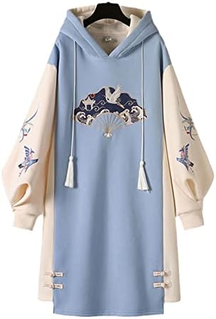 קפוצ'ונים בסגנון סיני תפור VESTIDO CHEONGSAM SAGNSHIRT שמלת סווטשירט סווטשירט שמלות אבזם שמלות אבזם