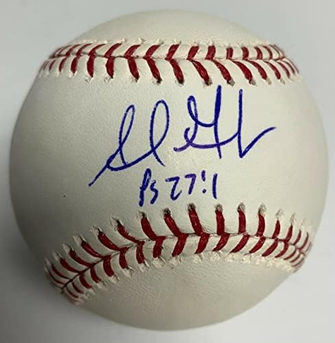 אדריאן גונזלס חתם על MLB בייסבול PSA U87447 Dodgers Padres w/כתובת - כדורי חתימה