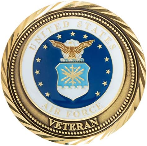 שירות USAF הוותיק של חיל האוויר של ארצות הברית למדינה אסירת תודה עם מטבע אתגר Eagle