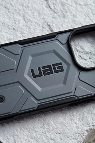 ציוד שריון עירוני UAG מיועד לאייפון 14 פלוס מארז מכסף 6.7 אינץ 'מגנט מובנה תואם למגספה טוען