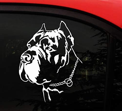 CANE CORSO -DOG מדבקות ויניל למכוניות - איטלקי מסטיף הגנה אישית כלב חברתי - 5.5 x 7