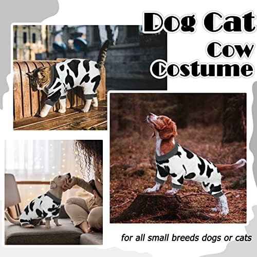 Dentrun כלב קטן חורף בגדים חמים בגדים מצחיקים תלבושות סוודר חלב חלב, חיות מחמד קטנות חיות מחמד חתול