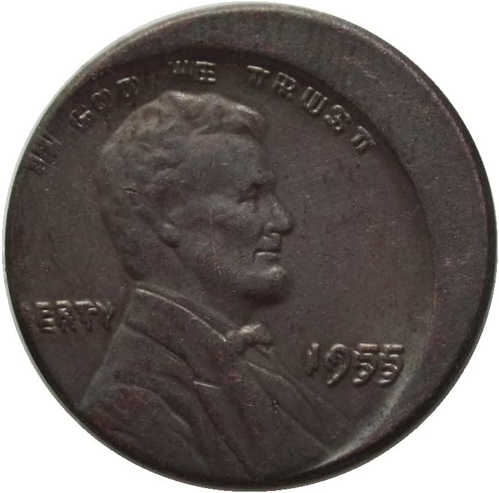 סנט לינקולן סנטרים 1955 מטבע לא נכון מטבע זכר מטבע זיכרון
