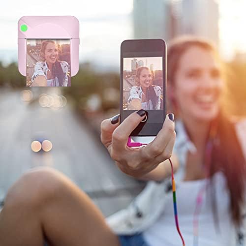 מדפסת תמונות של Pocket Pocket, מדפסת תמונות קטנה לסמארטפון עבור iOS ואנדרואיד, מדפסת צילום תרמית ניידת