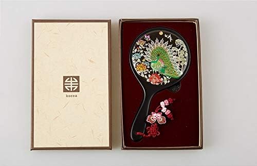 יבבה מסורתית קוריאני סגנון ידית מראה, חוץ מתנת מזכרות, תוצרת קוריאה