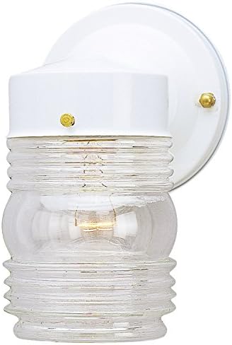 ווסטינגהאוס תאורה 6687800 1-אור לבן ג ' לי צנצנת מתקן