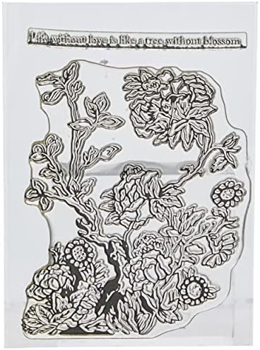 דאלי אמנות A6 חותמת גומי ברור - עץ הודי
