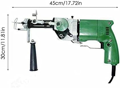 אקדח חיתוך ידני ערימה או לולאה חשמלית, מכונות שטיח בד שטיח מתכווננות לייצור כלים 220 וולט