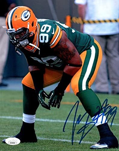 ג'רל ראוי לחתום חתום 8x10 צילום Green Bay Packers JSA AB54833 - תמונות NFL עם חתימה