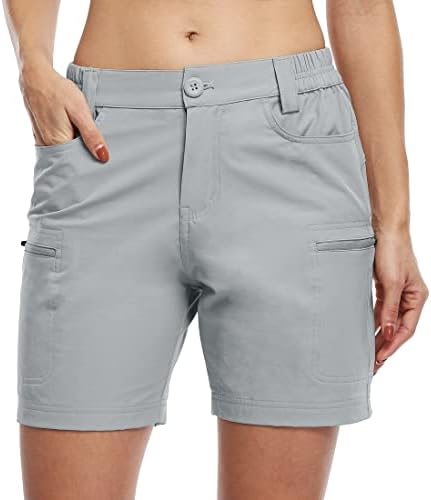 ויליט טיול לנשים מכנסי מטען קצרים למתחים מכנסיים קצרים פעילים במכנסיים קצרים בקיץ עם כיסים עמידים במים