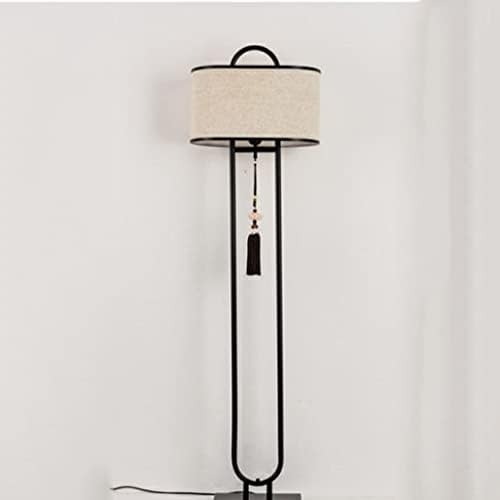 SMLJLQ מנורת מיטה סינית סלון סלון חדר שינה רטרו פנסי רצפה לימוד יצירתי קישוט מנורת רצפה