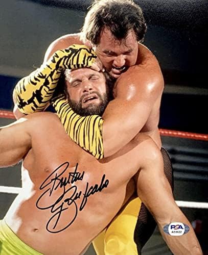 Brutus Beefcake חתום 8x10 צילום WWF WWE PSA AI59622 - תמונות היאבקות חתימה