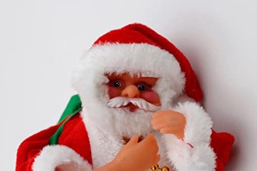 סנטה קלאוס טיפוס מוזיקלי חבל חבל חשמלי מטפסים על סולם חבלים קישוטי צעצועים סנטה לעיצוב מסיבות חג