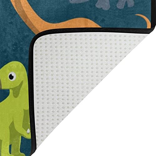 שטיח שטיח גדול של שטיחים מצוירים בצבע דינוזאורים משתלת שטיח פליימאט לילדים משחק חדר שינה חדר חדר שינה