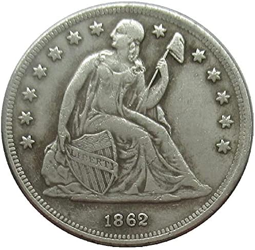 1 דולר ארהב NARAI 1862 מטבע זיכרון מצופה כסף מצופה כסף