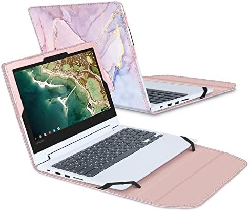 מארז שרוול פינטי עבור 11.6 Lenovo Chromebook Flex 3 / Lenovo Chromebook C330 - עטיפת ספר פורמיום PU