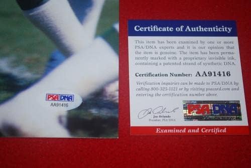 רון ג'ווורסקי לסתות פילדלפיה נשרים חתמו על 11x14 תמונה PSA/DNA COA AA91416 - תמונות NFL עם חתימה