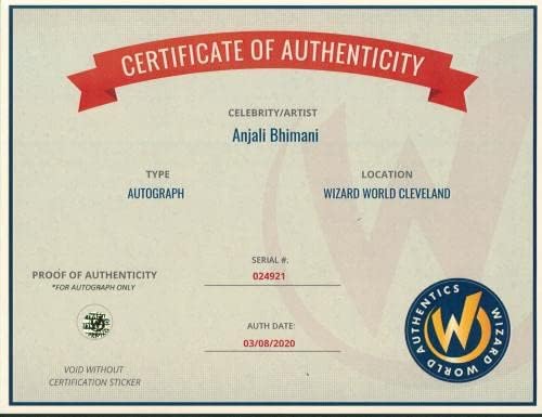 Anjali Bhimani Overwatch חתום על 8x10 צילום חתימה על אשף עולם 3 - תמונות NBA עם חתימה