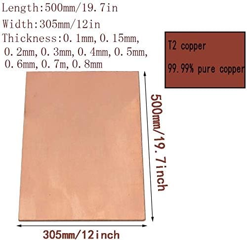 נייר נחושת מתכת של מתכת CU צלחת נחושת גיליון נחושת T2 גיליון מתכת נייר נחושת קירור חומרים תעשייתיים