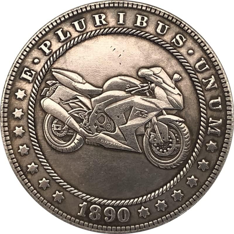 צ'ינגפנג 38 ממ מטבע דולר עתיק דולר עתיק מטבע מורגן טראמפ מטבע 1890 סמק 92