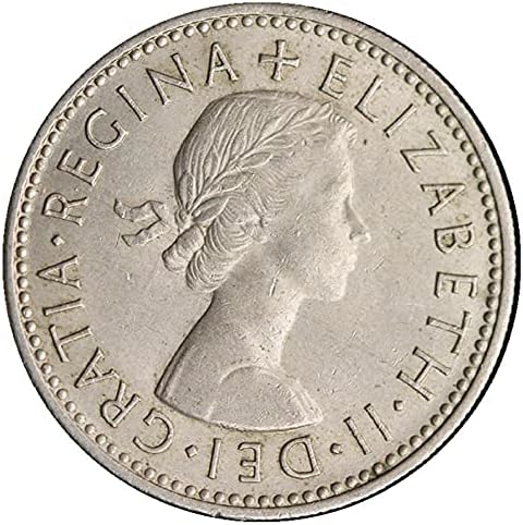 מטבע שילינג בריטי 1 1952-1968, קוטר 4 ממ