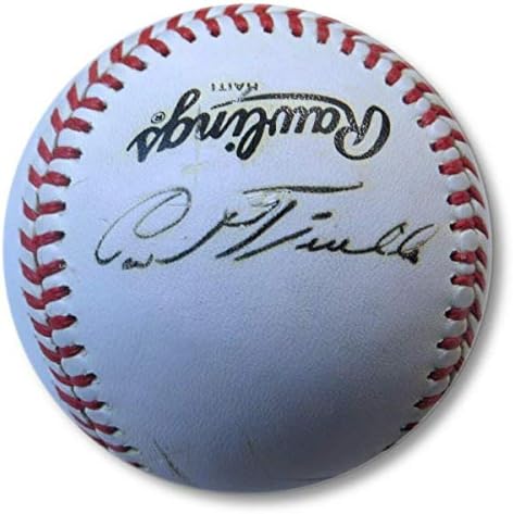 קרל פורילו חתום על חתימה NL בייסבול ברוקלין לה דודג'רס JSA EE19898 - כדורי בייסבול עם חתימה