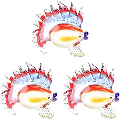 עיצוב אוקיינוס ​​הומויויו אוקיינוס ​​עיצוב אוקיינוס ​​של 3 דגי זכוכית מיני פגון דגים פגמיות מפוצצות
