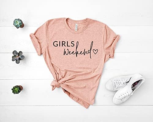 בנות טיול חולצות בנות בסוף השבוע חולצות ילדה קבוצת חופשת בנות מסיבת חולצות בנות חג קבוצת חולצות נסיעות