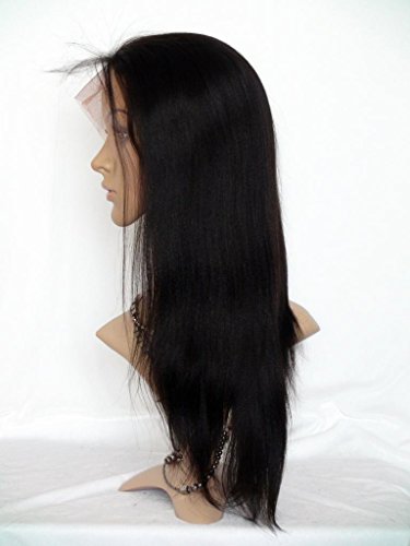 מלא תחרה פאות 22 הודי שיער משלוח חלק רמי שיער טבעי פאה יקי ישר 2 סימן מסחרי: שיער