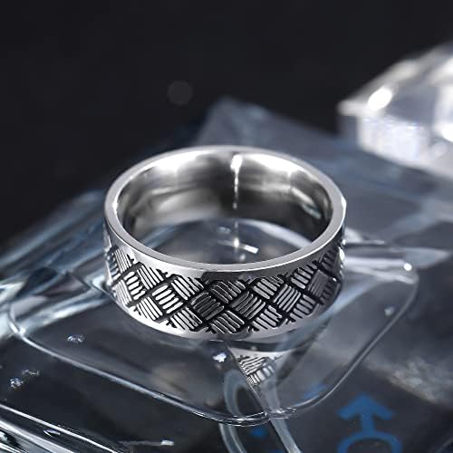 טבעת 316 ליטר וינטג ' של זבורו לגברים ולנשים לעולם לא דוהה טבעת מנטרה מזל כוח-10481