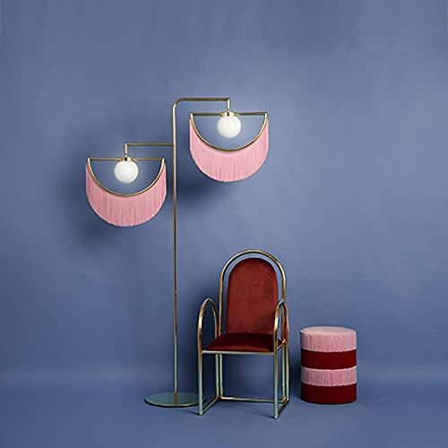 ז ' יה יצירתי הפוסטמודרנית ציצית רצפת מנורת זהב דגם חדר שינה ברזל מצופה עומד רצפת אורות בית מלון תאורת