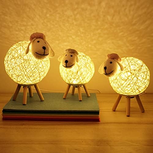 ספורט תינוק מציג כבשים לילה אור לילדים, 7. 86 אינץ חמוד המיטה קריאת מנורת-כבש לילה אור לפעוטות, תינוק,