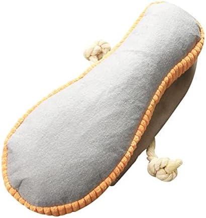 נעלי קנבס של Homesogood מעצבות צעצוע של סאונד מחמד, נעלי לעיסה של גורים אספקת כלבים קטיפה