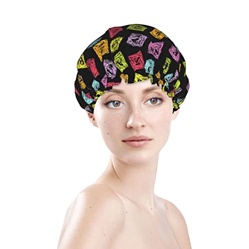נשים לשימוש חוזר נתיחה חמלת שיער כובע כימיה טורווי תקופתית שכבות כפולות מצחיקות