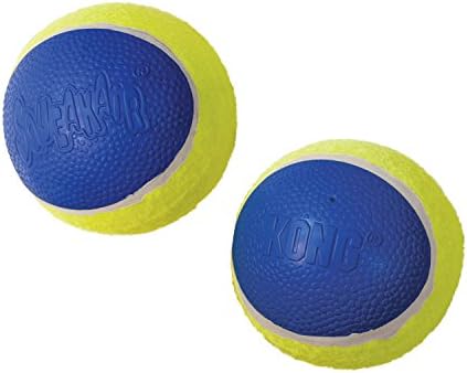 KONG - כדורי אולטרה סוערים - כדורי טניס צועקים של כלב כלב, עדינים על שיניים - לכלבים בינוניים