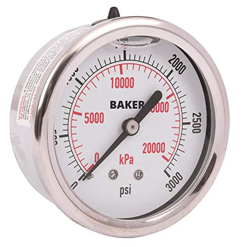 מד לחץ AHNC-3000P מד, 0 עד 3000 psi